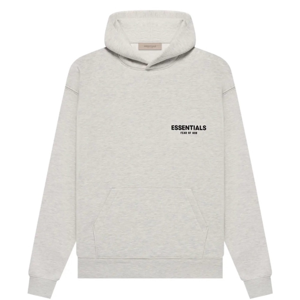 NWT Essentials Fear of God Light Oatmeal Gray Hoodie Men’s - Medium
